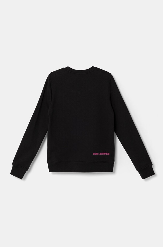 Karl Lagerfeld bluza bawełniana 246W1816 czarny AA00