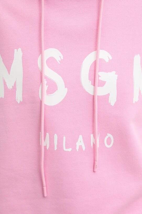 MSGM bluza bawełniana 2000MDM515.300000 różowy