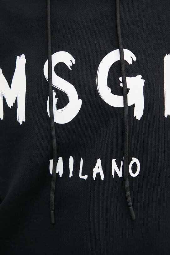 Хлопковая кофта MSGM 2000MDM515.300000 чёрный