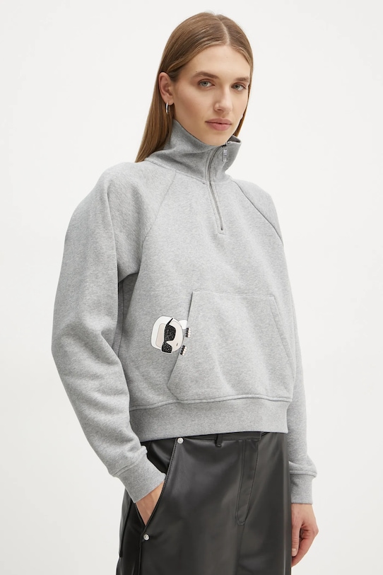 Кофта Karl Lagerfeld IKON остальные серый A1W20058