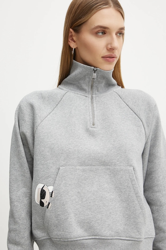 Кофта Karl Lagerfeld IKON серый A1W20058