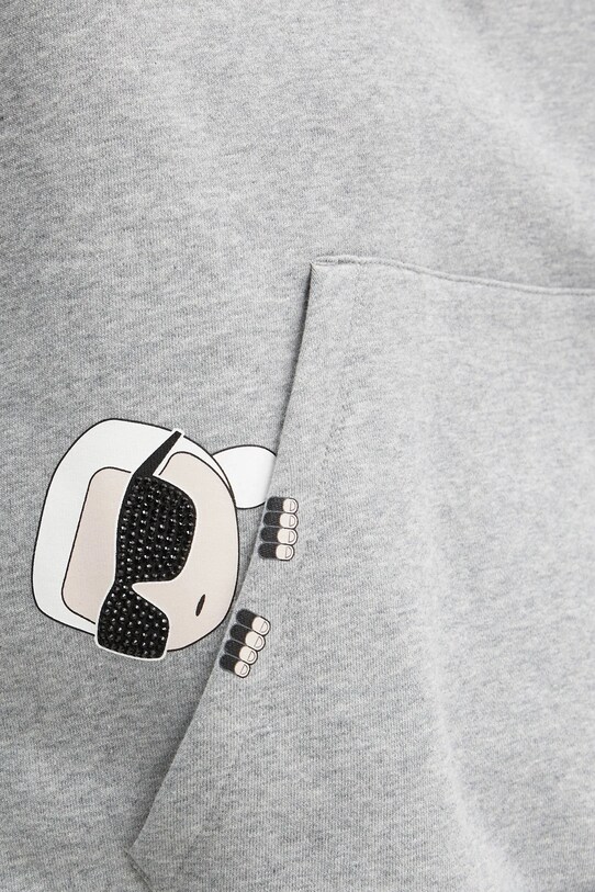 Karl Lagerfeld bluza A1W20058 gri