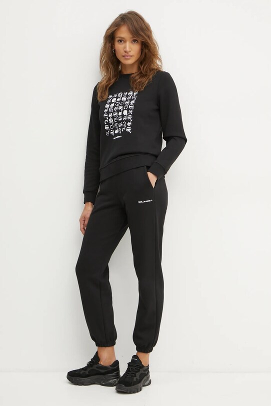 Суичър Karl Lagerfeld IKON A1W20079 черен AA00