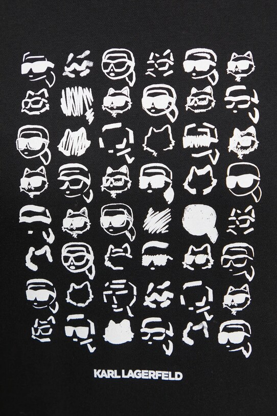 Суичър Karl Lagerfeld IKON A1W20079 черен