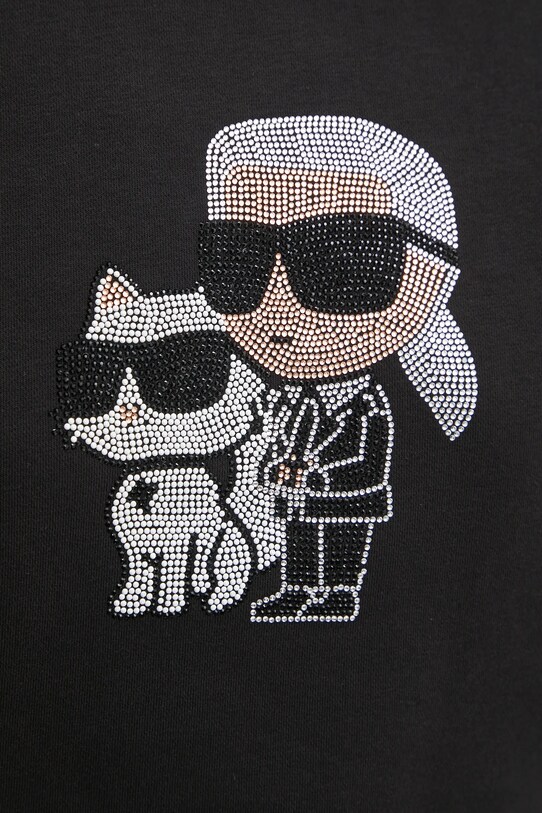 Karl Lagerfeld bluza IKON czarny A1W20081
