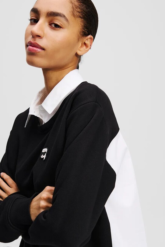 Îmbrăcăminte Karl Lagerfeld bluza A1W20084 negru
