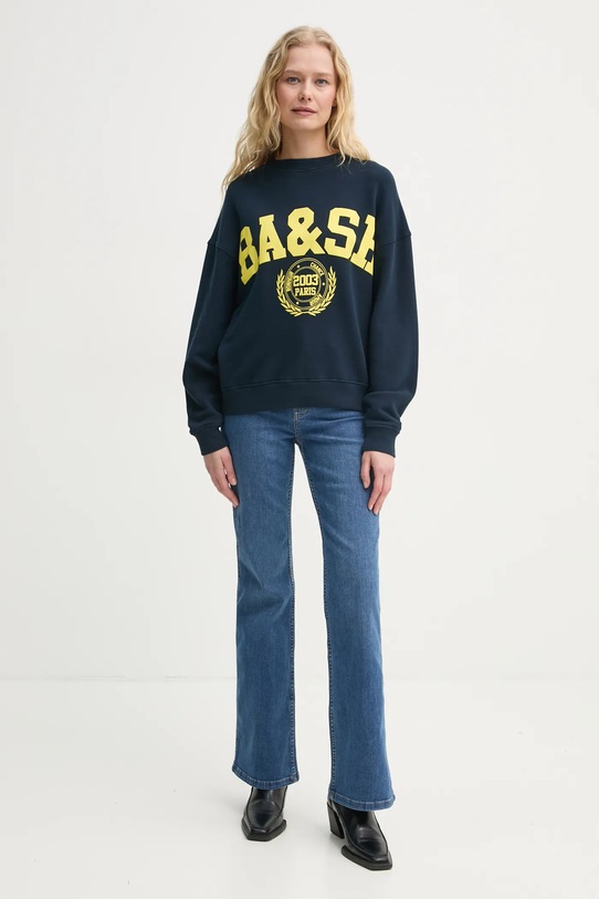 BA&SH bluza BENJAMIN 1E24BENJ granatowy AA00