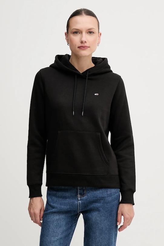 Tommy Jeans felpa con nero DW0DW19958.NOS