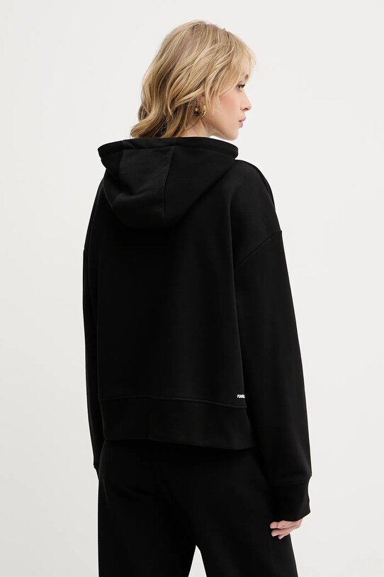 Одежда Хлопковая кофта Karl Lagerfeld IKON A3W20053 чёрный