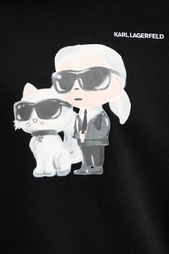 Karl Lagerfeld bluză A3W20057 negru