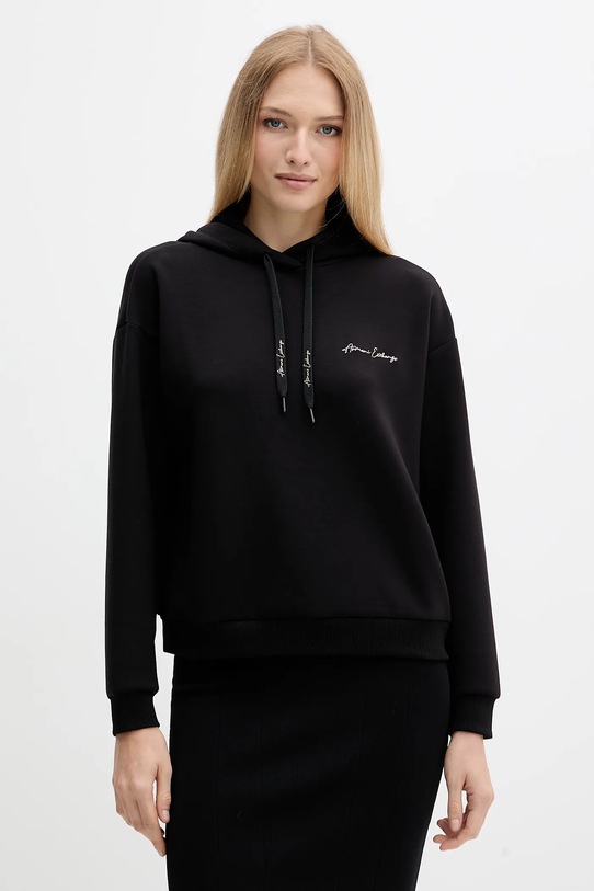 Armani Exchange bluza z kapturem czarny XW000836.AF13397