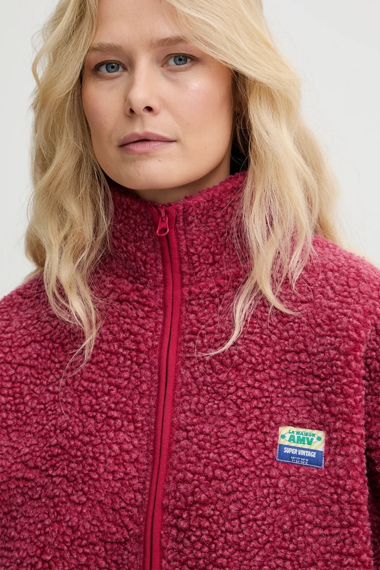 American Vintage bluza polarowa różowy HOK16C