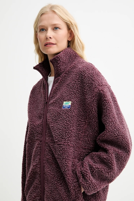 American Vintage hanorac fleece violet HOK16C