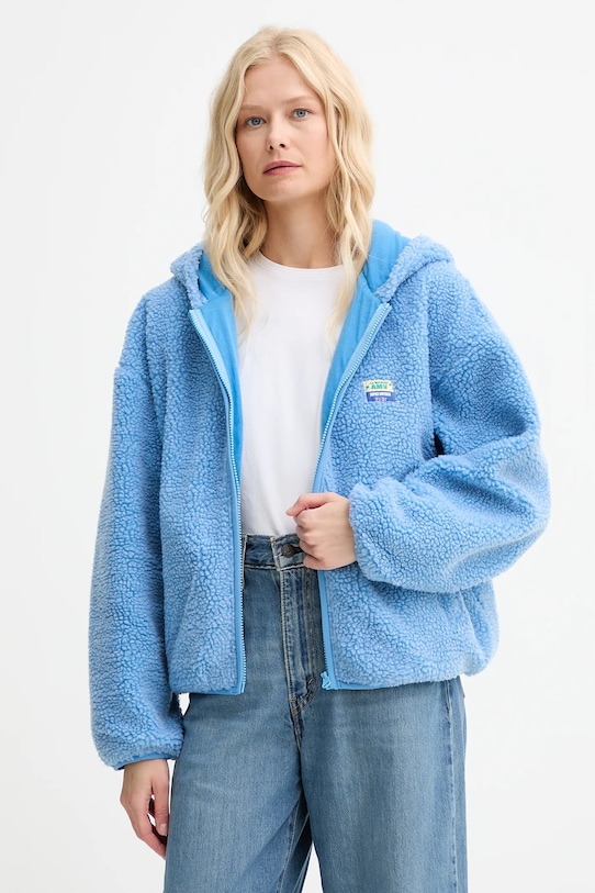 Кофта American Vintage блакитний HOK16E