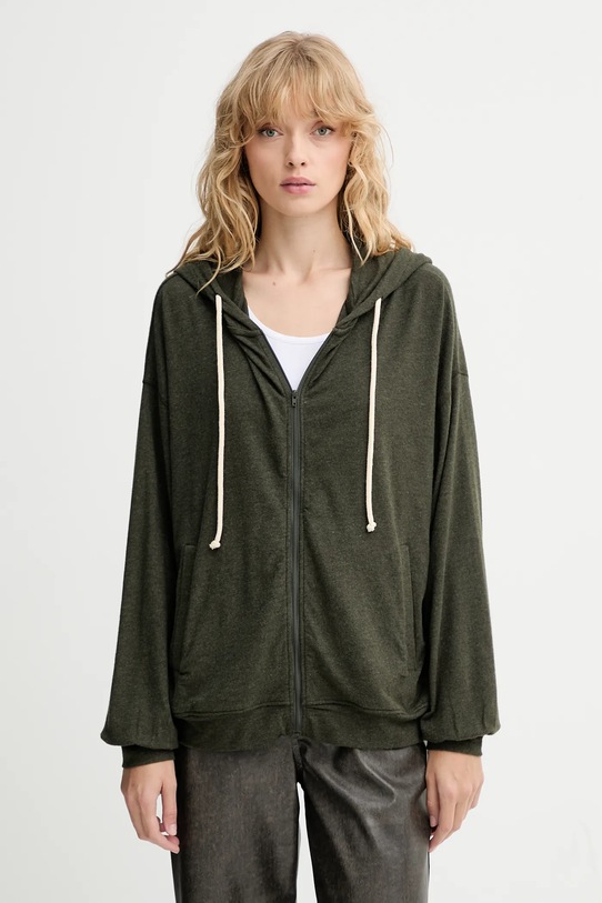 American Vintage felpa con verde YPA03B