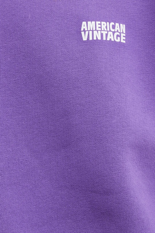American Vintage bluza IZU03A fioletowy
