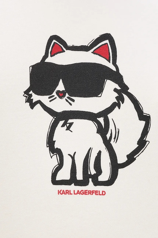 Суичър Karl Lagerfeld IKON бежов A4W20043