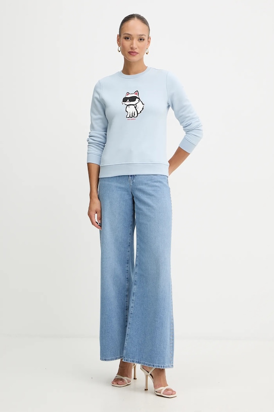 Μπλούζα Karl Lagerfeld A4W20043 μπλε AW25