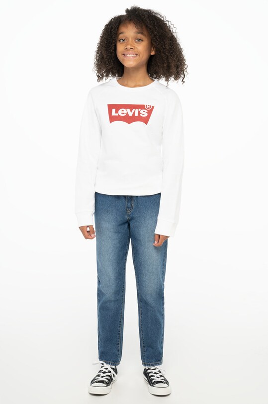 Дитяча кофта Levi's 4E6660.NOS.G білий AA00
