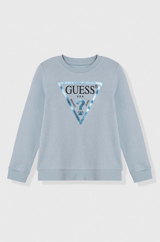 Guess gyerek melegítőfelső pamutból pamut kék K74Q12.KAUG0.PPYH