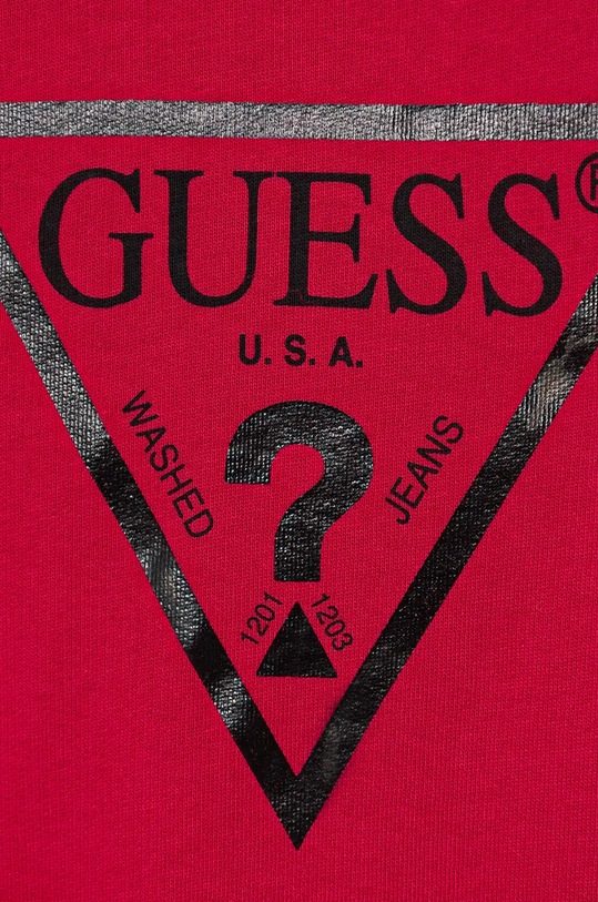 Κοριτσίστικα Παιδική βαμβακερή μπλούζα Guess J74Q10.KAUG0.9BYH ροζ