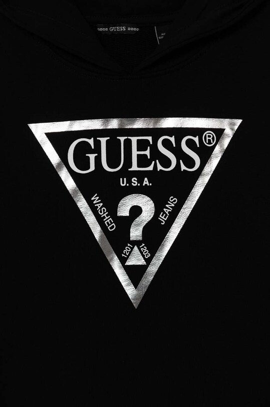 Dziewczynka Guess bluza bawełniana dziecięca J83Q14.KAUG0.9BYH czarny