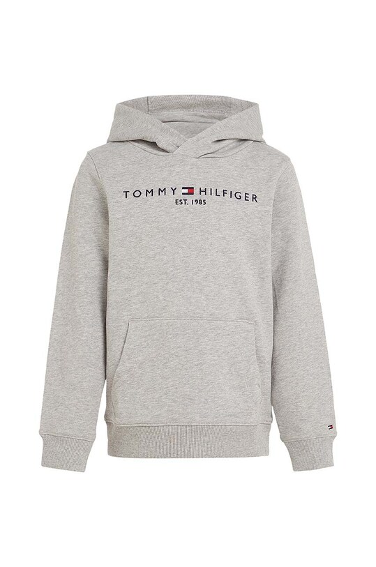 Παιδική βαμβακερή μπλούζα Tommy Hilfiger KS0KS00213.NOS γκρί AA00