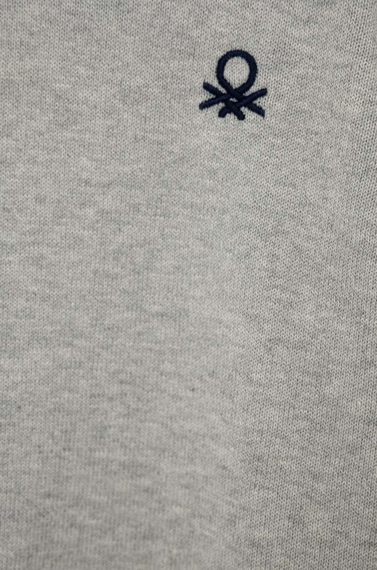 Băieți United Colors of Benetton pulover de bumbac pentru copii 1098Q1072.G.NOS gri