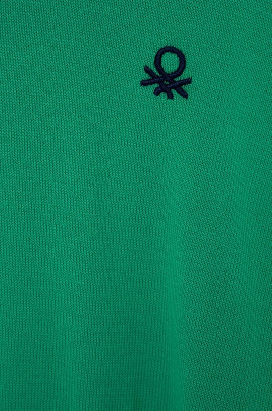 CHLAPEC Dětský bavlněný svetr United Colors of Benetton 1098Q1072.G.NOS zelená