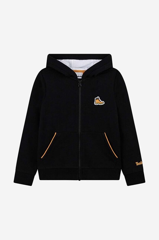 Timberland bluza dziecięca Cardigan Suit z kapturem czarny T25T18.09B