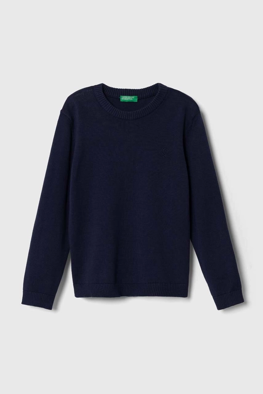 United Colors of Benetton sweter bawełniany dziecięcy pozostałe granatowy 1294G1012.P.NOS