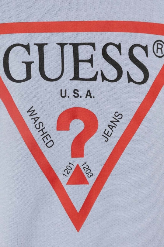Chłopiec Guess bluza bawełniana dziecięca L73Q09.KAUG0.PPYH niebieski