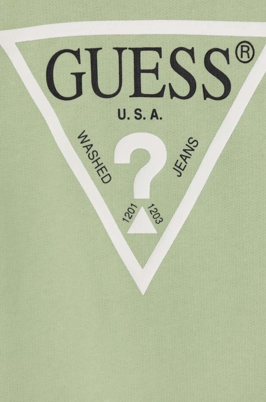 Chłopiec Guess bluza bawełniana dziecięca N73Q10.KAUG0.PPYH zielony