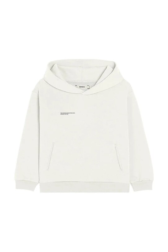 Mikina Pangaia KIDS' 365 MIDWEIGHT HOODIE bavlna bílá 10000428.CORE