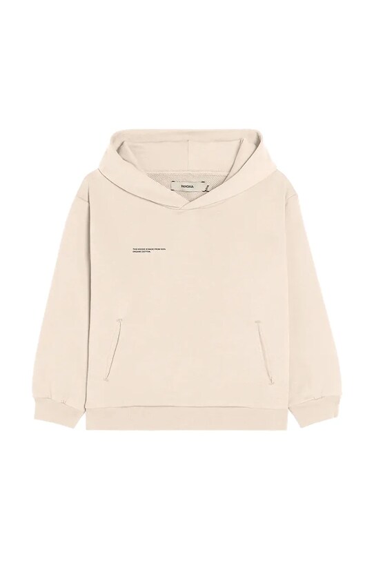 Pangaia felpa KIDS' 365 MIDWEIGHT HOODIE cotone beige 10000428.CORE