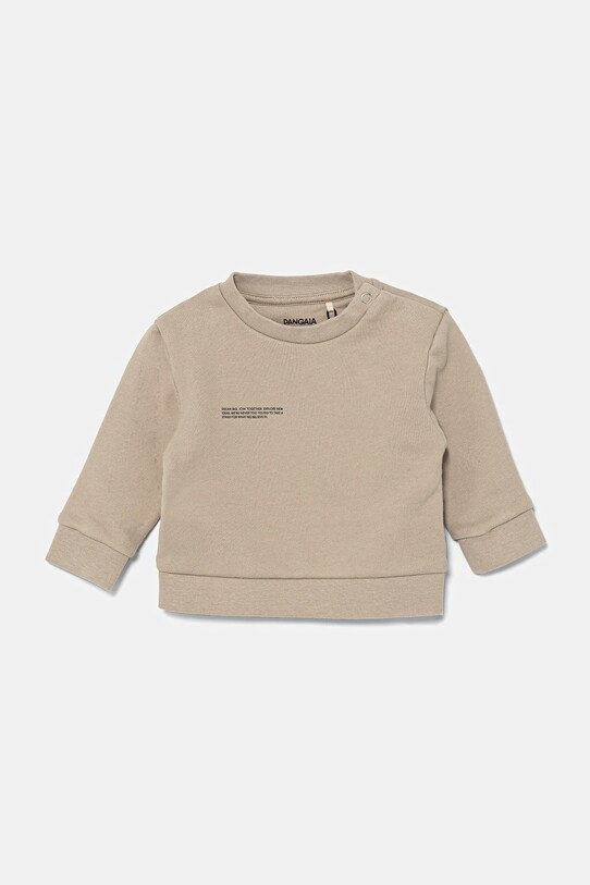 Mikina Pangaia BABY 365 MIDWEIGHT SWEATSHIRT jemný vzor béžová 10000655.CORE