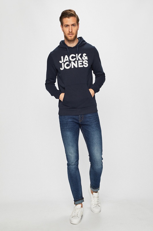 Jack & Jones Bluza 12152840 granatowy AA00