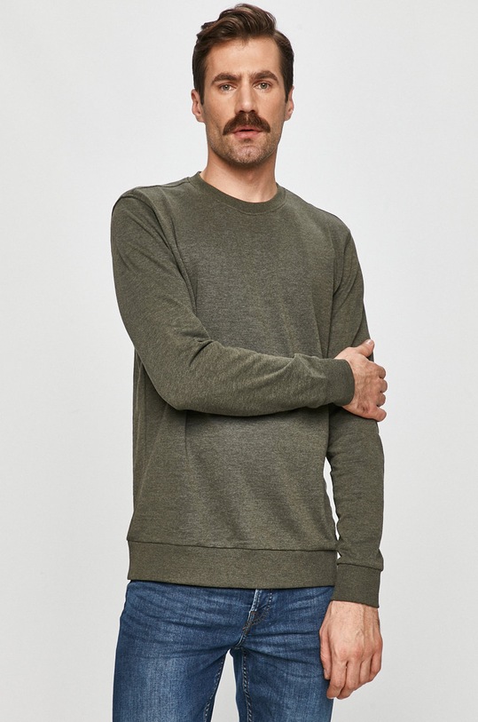 Only & Sons - Mikina bez kapucne zelená 22014253