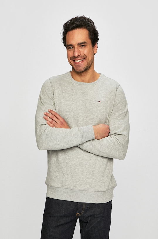 Tommy Jeans - Bluza DM0DM04399 bez kaptura szary DM0DM04399