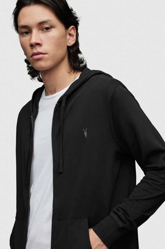 AllSaints - Μπλούζα Brace Hoody MF028H μαύρο AA00