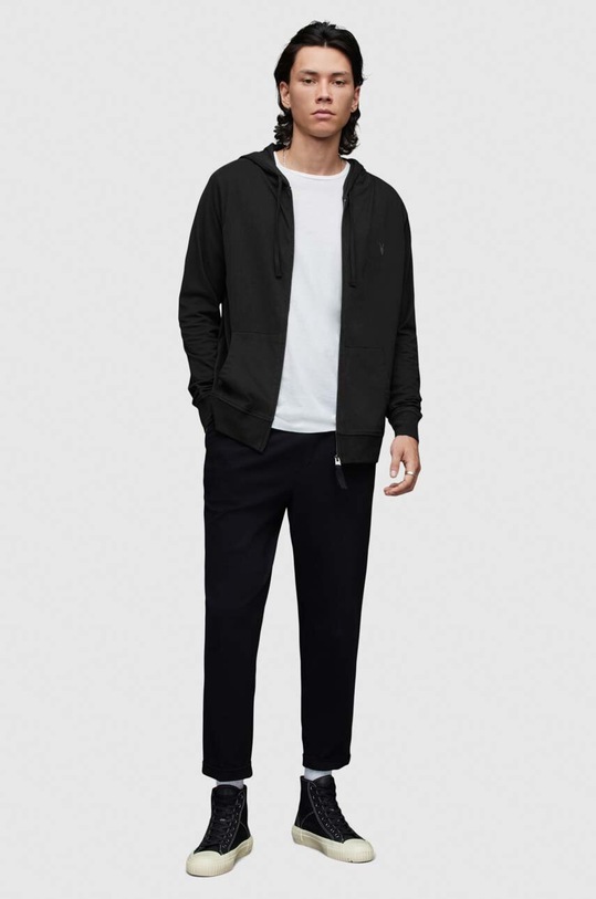 AllSaints - Μπλούζα Brace Hoody MF028H μαύρο