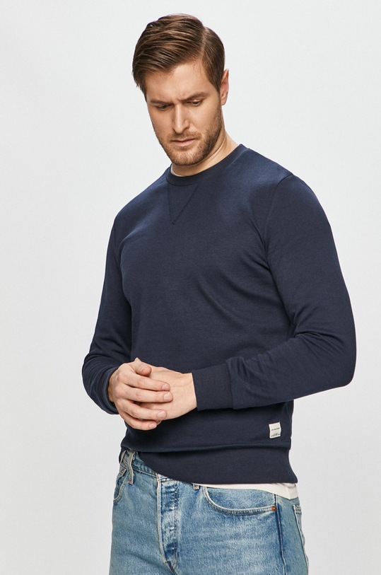 Jack & Jones - Mikina bez kapucne tmavomodrá 12181903