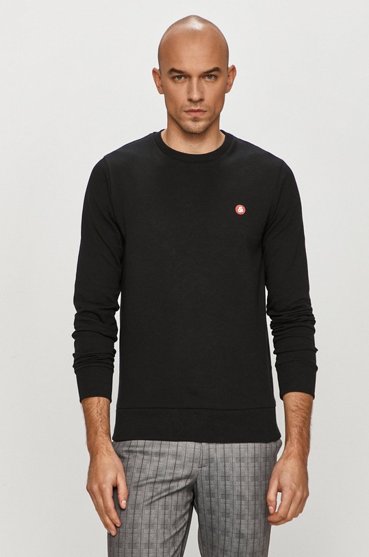 Jack & Jones - Bluza bez kaptura czarny 12182490