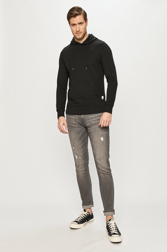 Mikina Jack & Jones 12182537 čierna AA00