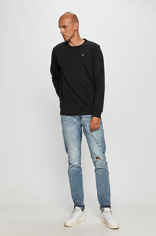 Clean Cut Copenhagen - Bavlněná mikina CC1862.Black01 černá AA00