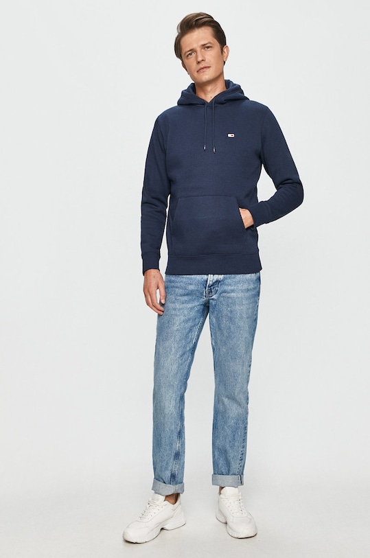 Tommy Jeans - Mikina DM0DM09593.NOS tmavomodrá AA00