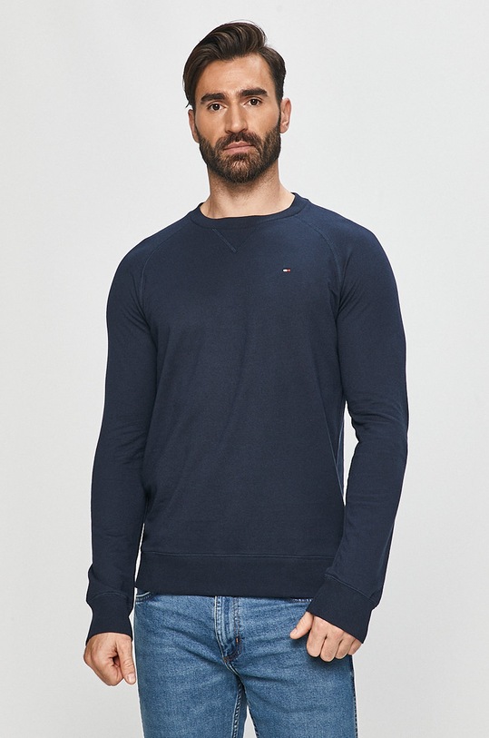 Tommy Hilfiger - Bavlnená mikina bavlna tmavomodrá UM0UM01612.NOS