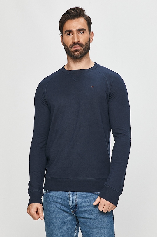 Tommy Hilfiger - Bavlnená mikina bavlna tmavomodrá UM0UM01612.NOS