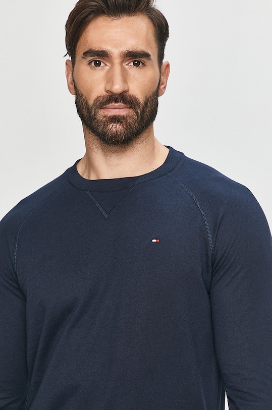 Tommy Hilfiger - Bavlnená mikina tmavomodrá UM0UM01612.NOS