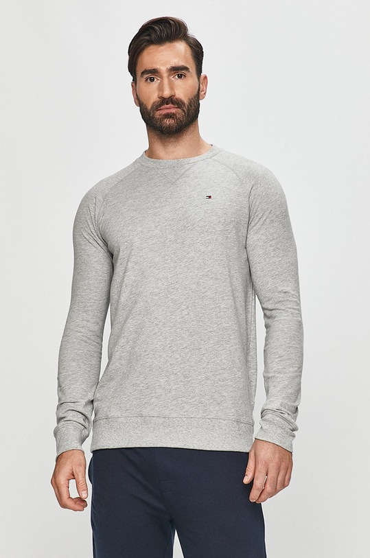Tommy Hilfiger - Hanorac de bumbac uni gri UM0UM01612.NOS